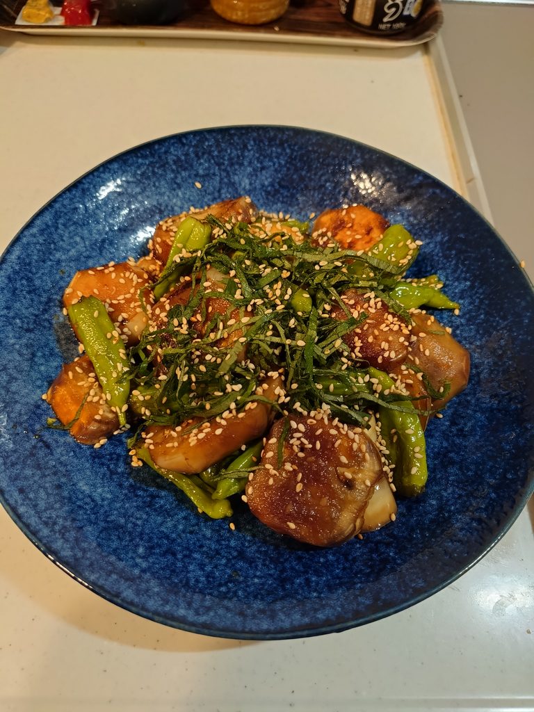 白茄子とししとう